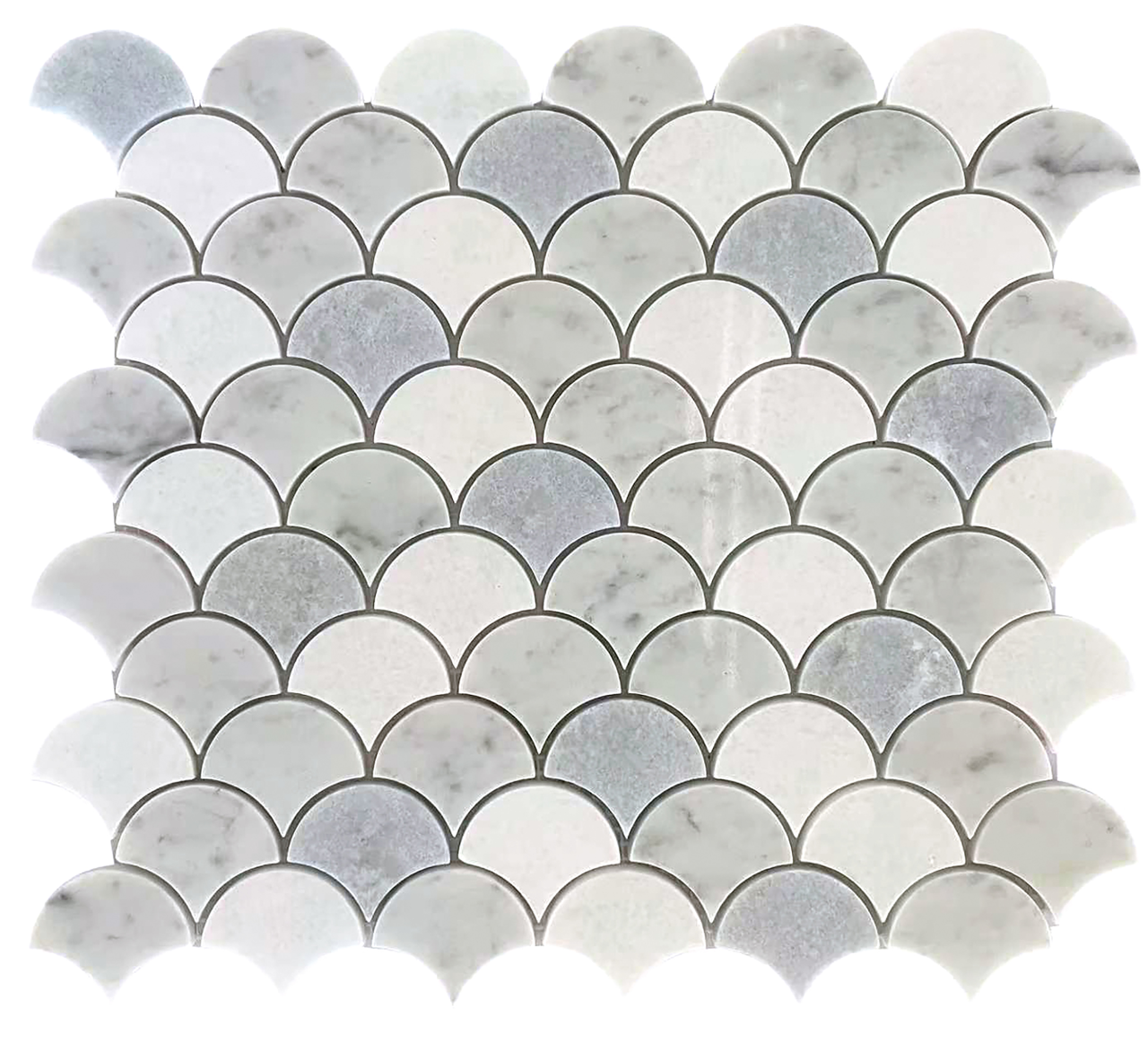 Blue Mix Fan 12x12 Mosaic UBCLST1212F