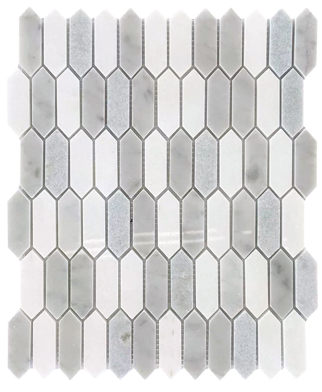 Blue Mix Picket 12x12 Mosaic UBCLST1212P