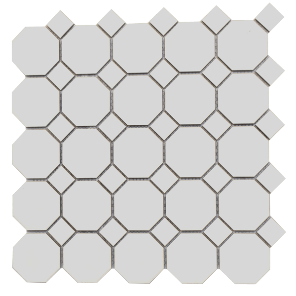 Snow White 12×12 Octagon Mosaic UFCC100-12MS
