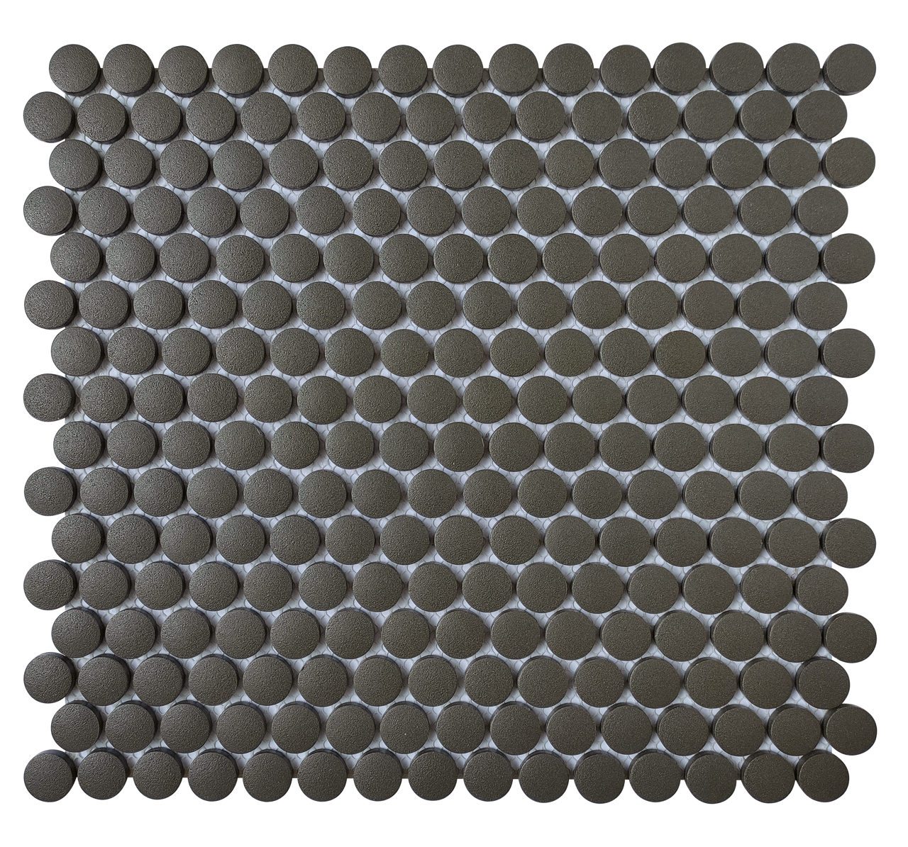 Black Penny Round 12x12 Mosaic U259CPISAMG
