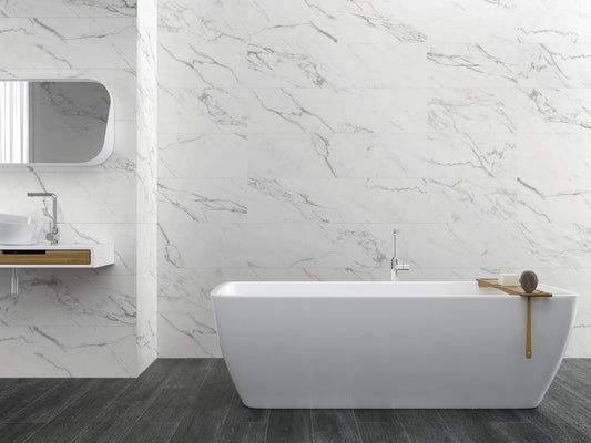 DOM WHITE GLOSS 24X24 19.37 SF