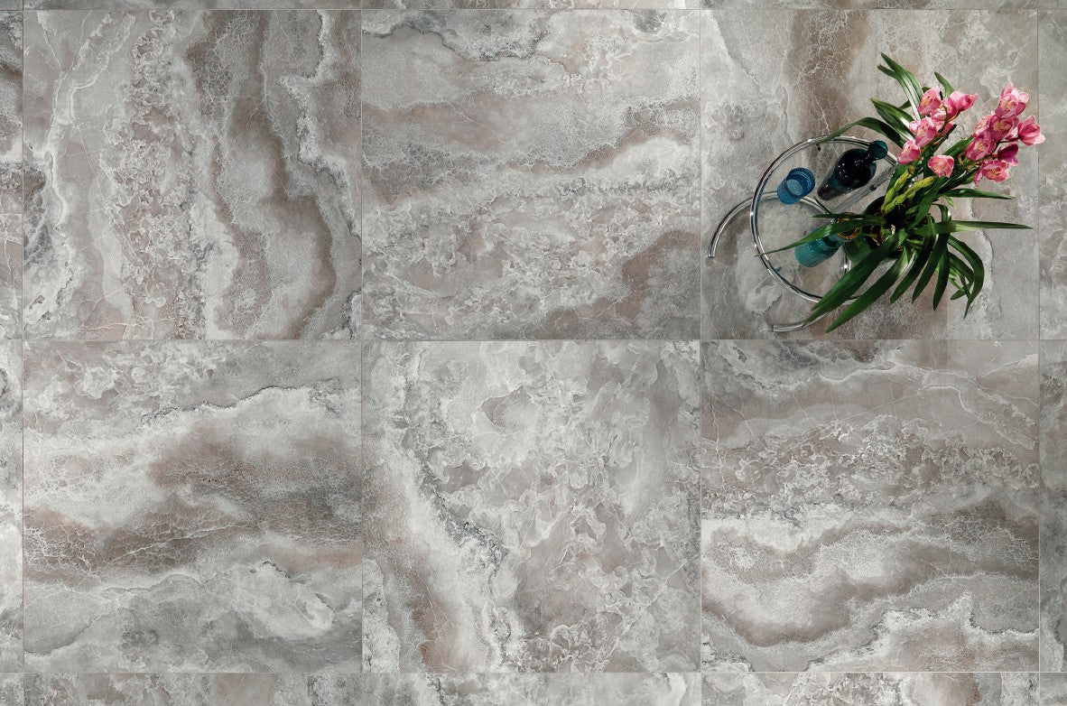 ONYX DIAMOND GREY AGATE 24X48 15.5 SF PC