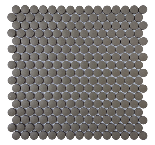 Taupe Penny Round 12x12 Mosaic U289CPISAMG