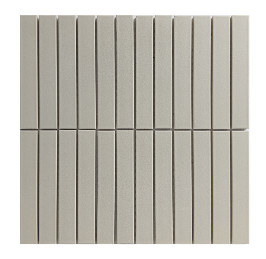 Tender Gray Stacked 12x12 Mosaic U261CSISAMG