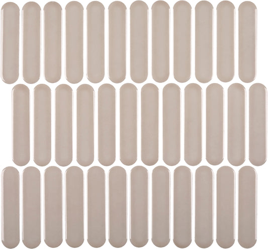 Taupe Oval 12x12 Mosaic UCCOVA1212E