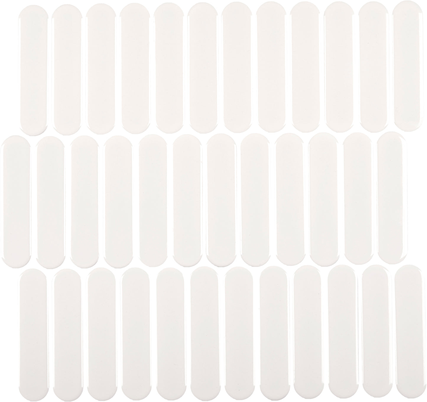 White Oval 12x12 Mosaic UCCOVA1212V