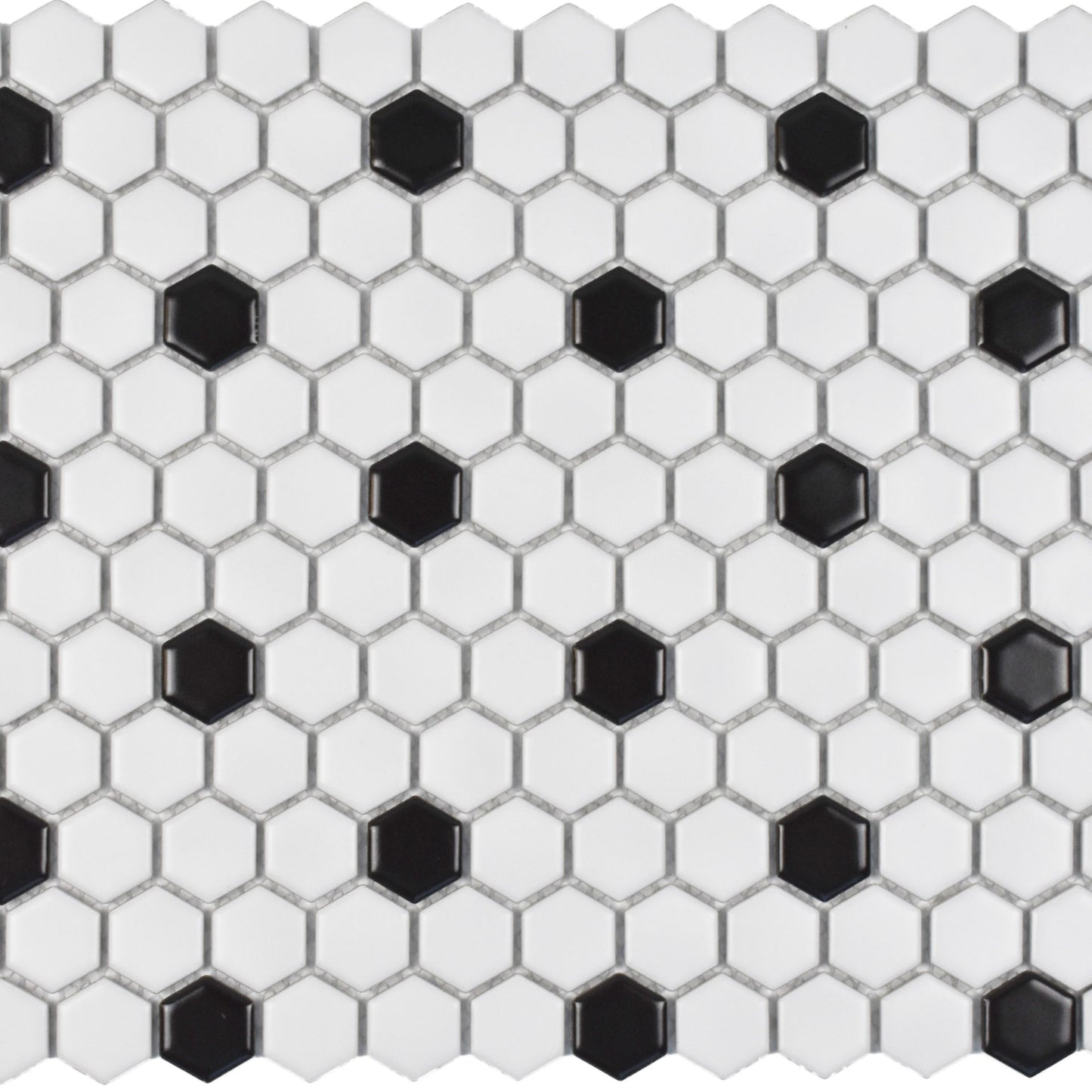 Black_WhiteMatte12x12HexagonMosaicUFCC105