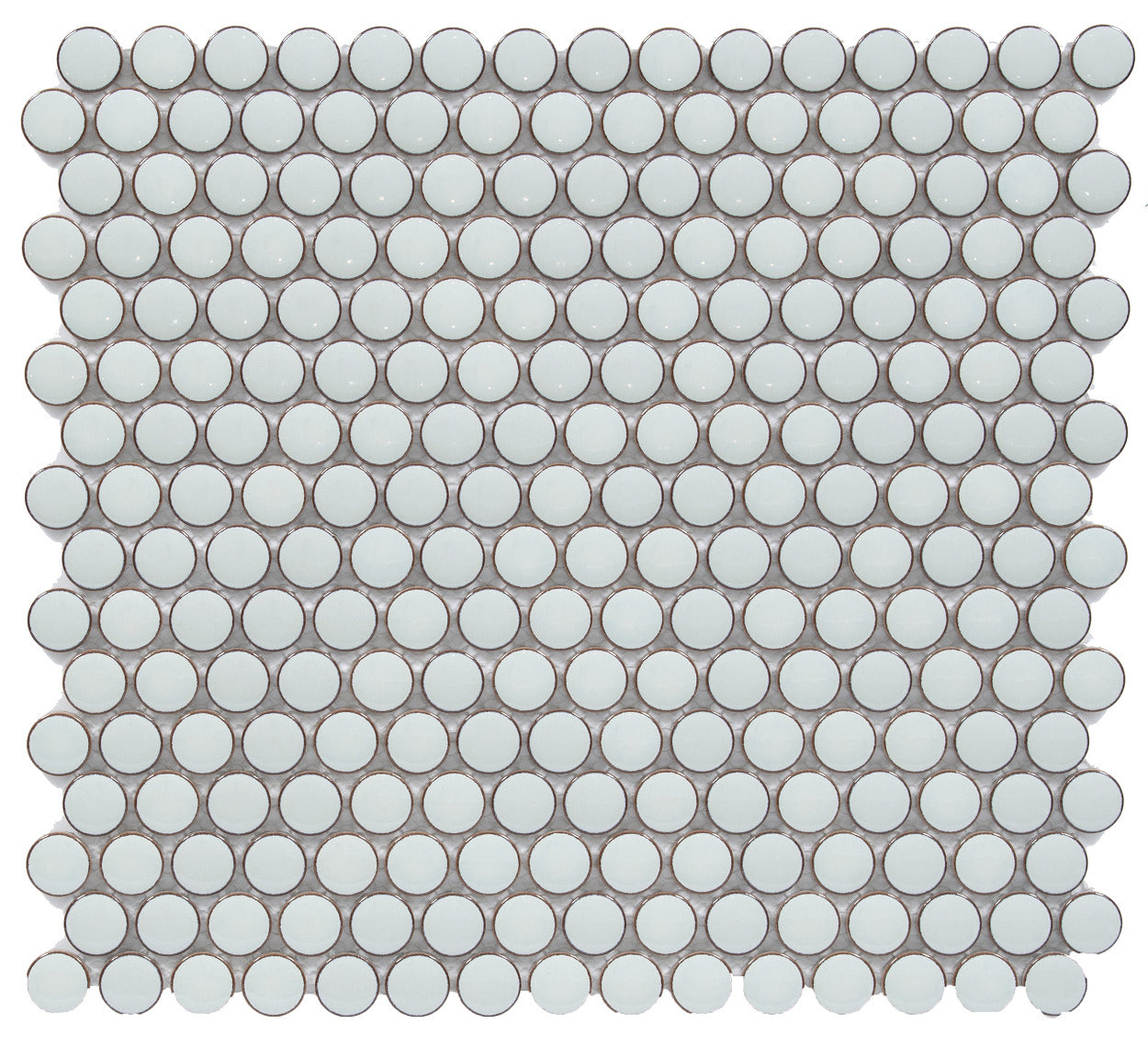 Mint Green Bright 12×12 Penny Round Mosaic UFCC127-12MT