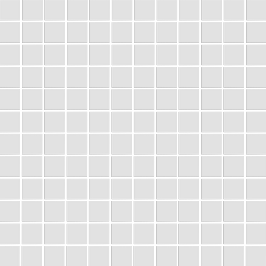 White Matte 1X1 Squares 12X12 Mosaic UFCC130SAMG