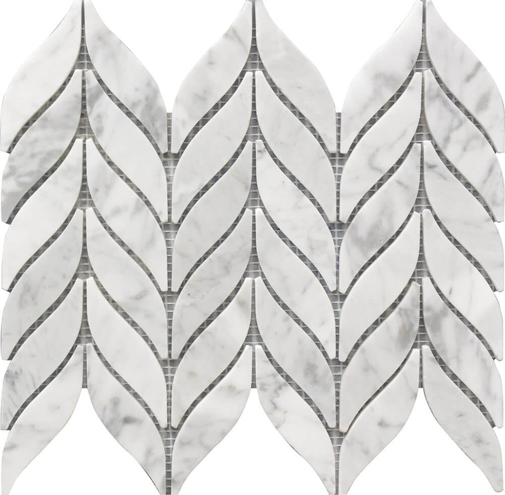 Spike 10x12 Marble Mosaic USTMSPKE005