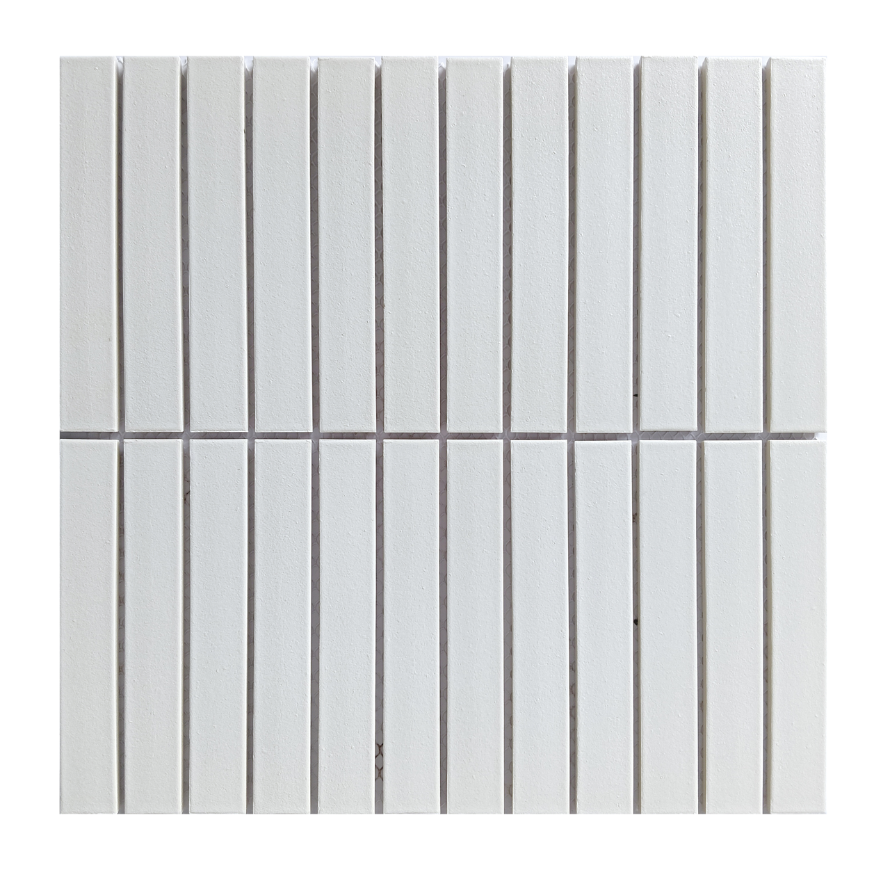 White Stacked 12x12 Mosaic U272CSISAMG